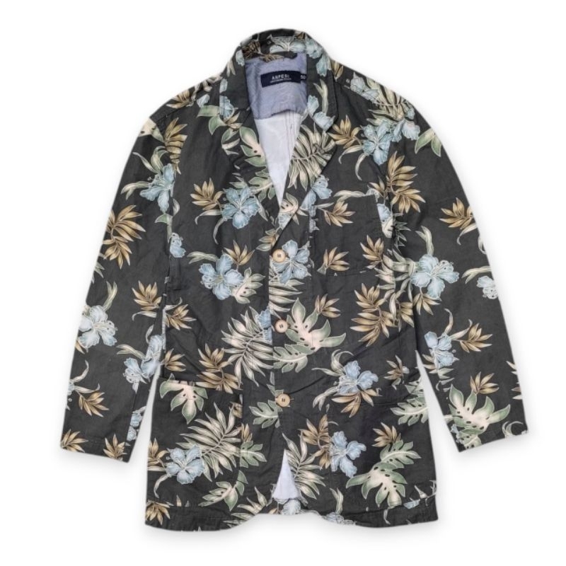 Aspesi Amsterdam Blum Printed Floral Blazer Jacket
