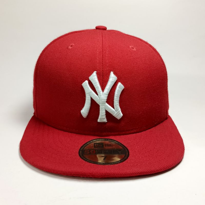 TOPI NEW ERA 59FIFTY NY MERAH