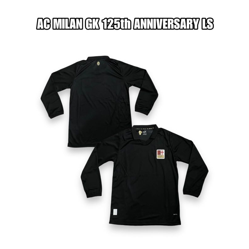 Jersey Baju Bola AC Milan GK Anniversary 135 thn LS Lengan Panjang