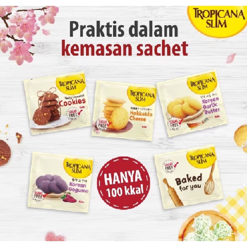 

tropicana slim cookies sashet/ecer