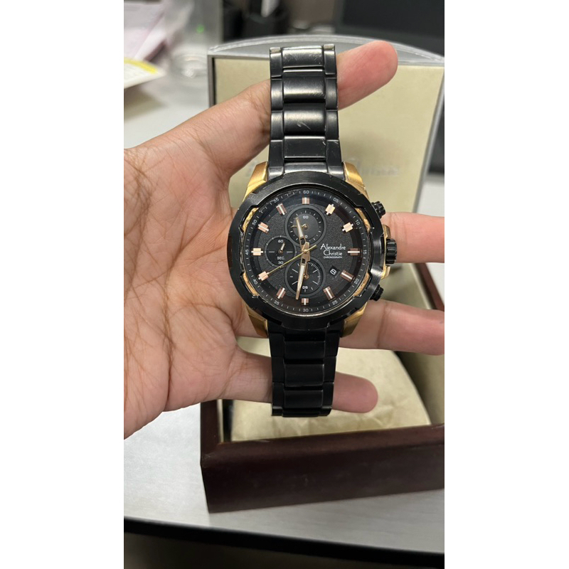 Jam Tangan Pria Alexandre Christie 6523MC Original