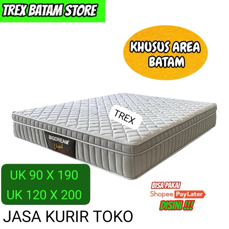 SPRING BED BIGDREAM BY BIGLAND UK 90  X 190 CM & 120 X 200 CM 180 x 200 CM [ BATAM ]