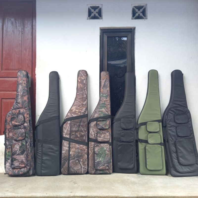 Tas camo hitam hunting outdor busa tebal