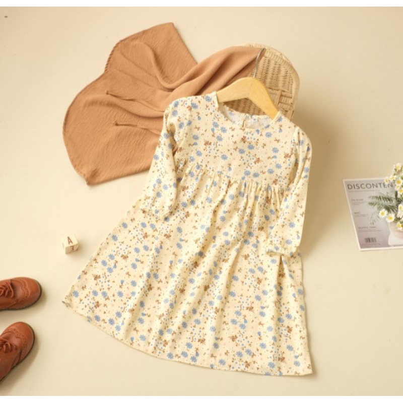 GAMIS SET HIJAB RAYON PREMIUM UNTUK ANAK usia 1-6 tahun
