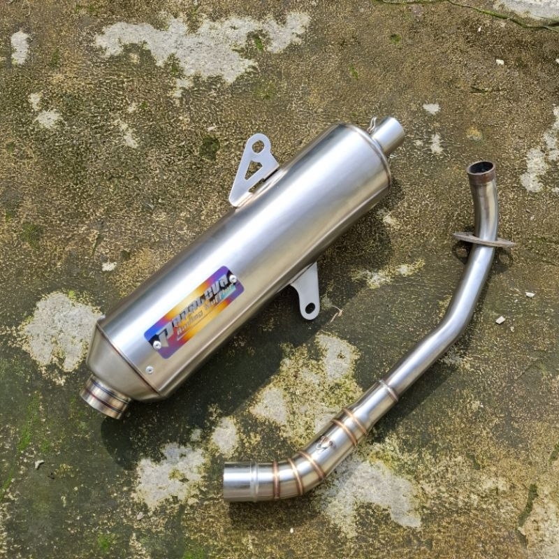 KNALPOT MOTOR MATIC INLET 38 DAN 50 ORIGINAL PAPALOVA AEROX NEW AEROX OLD NMAX NEW NMAX OLD PCX 150 
