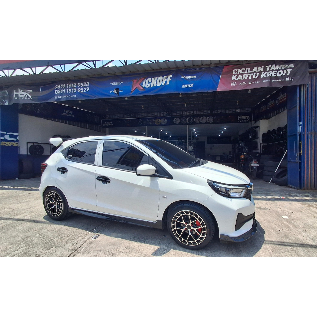 PAKET VELG PLUS BAN FORCEUM 195 50 R16 UNTUK MOBIL BRIO USE VELG HSR LPS RING 16