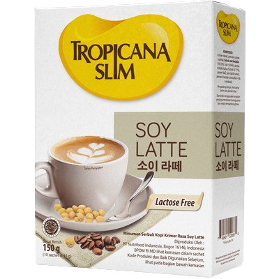 

Tropicana Slim Soy Latte 10x15g – Minuman Kedelai Praktis & Vegan Friendly