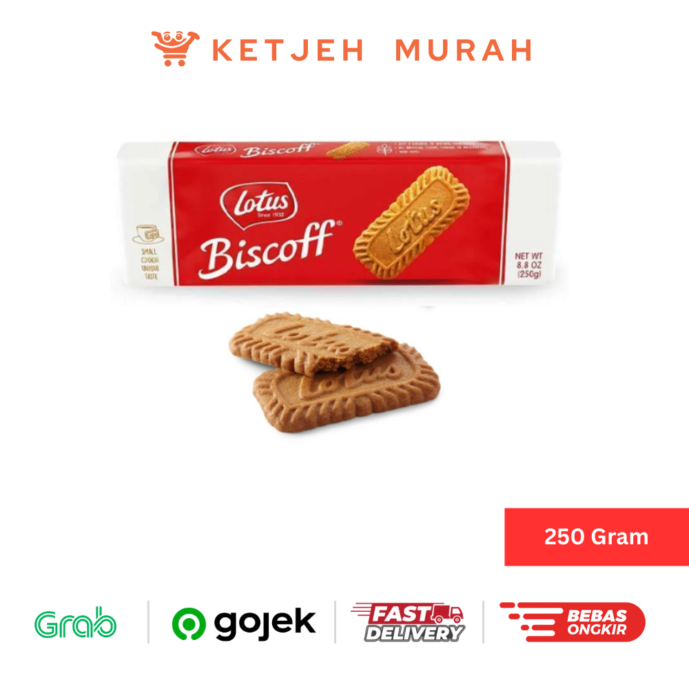 

Lotus Biscoff Caramelized Biscuit Biskuit Karamel 250 Gram