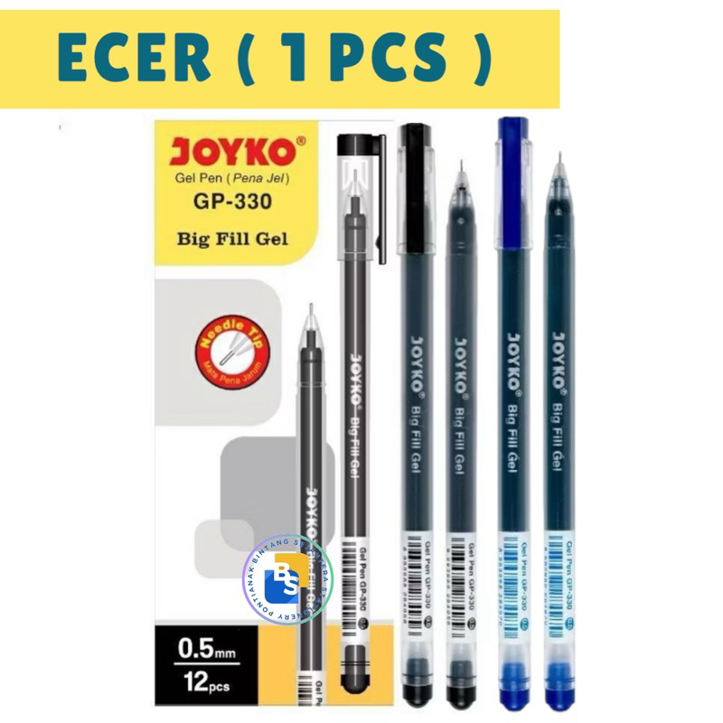 

1 Pcs - Pulpen Joyko Big Fill Gel 0.5mm ( GP-330 )