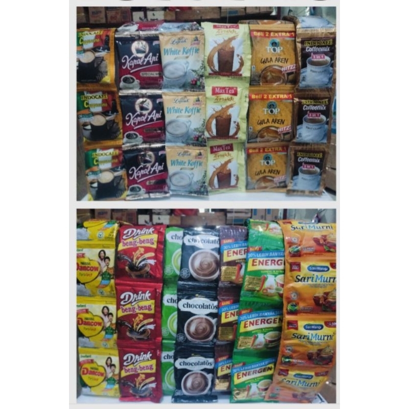 

Minuman Kopi/Teh/Susu Sachet Eceran
