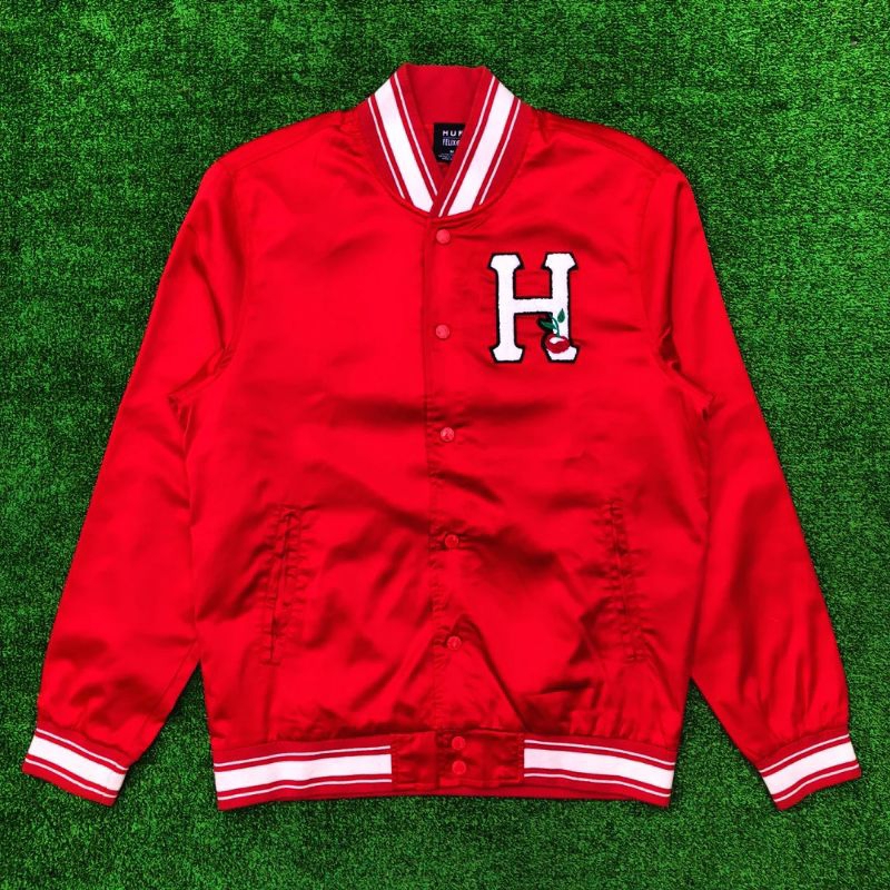 HUF Worldwide Skateboard X Felix The Cat Varsity Jacket