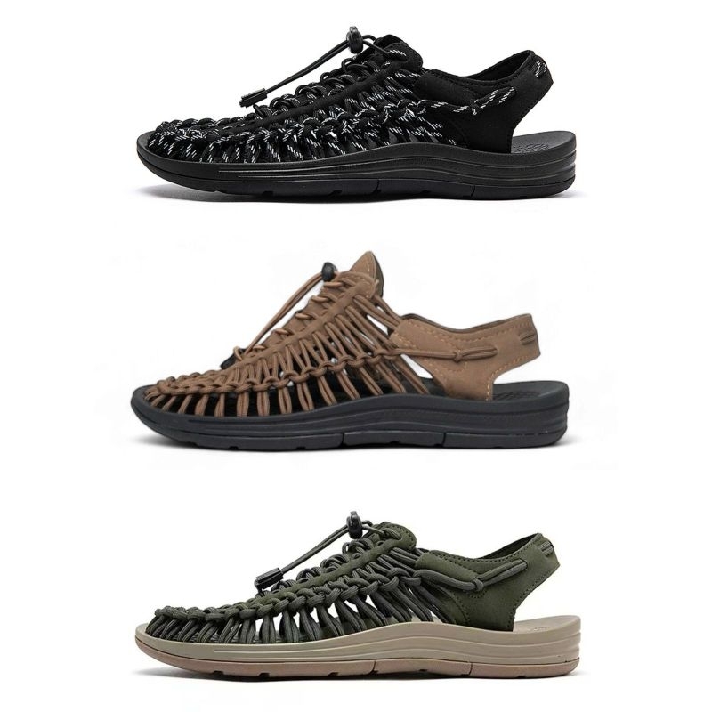 VINSTORE ● Sepatu Sandal Pria - Sepatu Sandal Tali Pria - Sandal Casual Pria - Sepatu Sandal Rajut