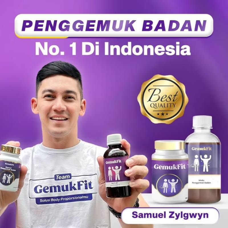 Gemuk Fit Vitamin Penambah Nafsu Makan Penggemuk Badan Original