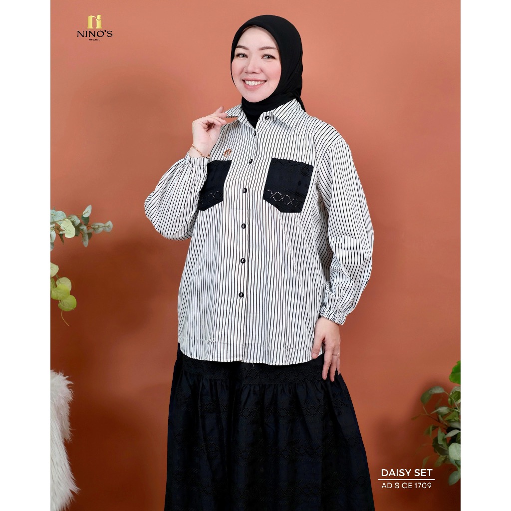 Setrok by Ninos / Ninos Original / Setelan rok dari ninos / Ninos Premium / Set rok Katun / Setrok K