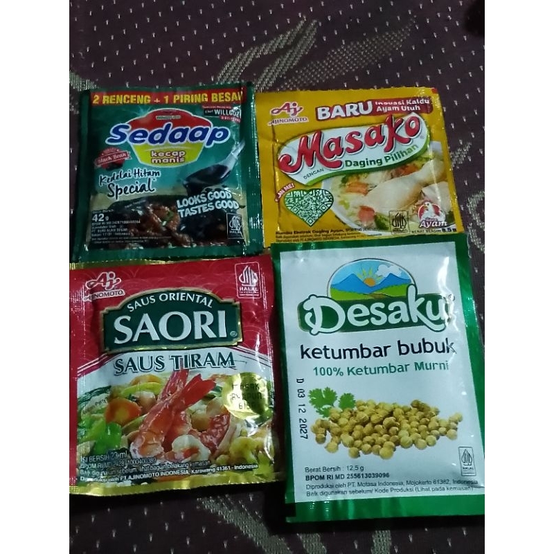 

Kecap Sedaap+Masako+Saori Saus Tiram+Ketumbar Bubuk Paket 3E (TRB61)