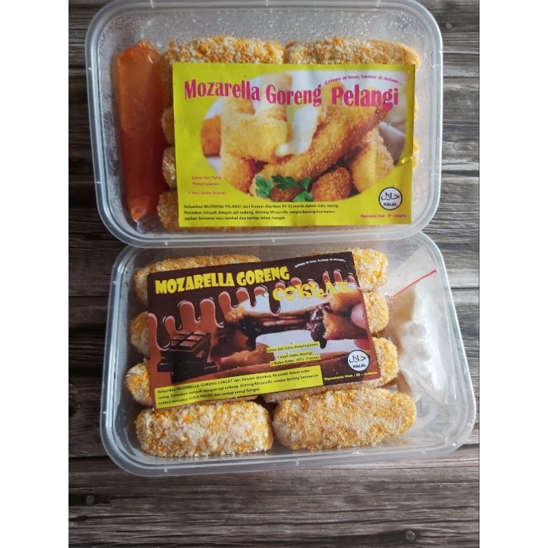 

Mozreng Mozarella Goreng 16 pcs Frozen Mozarela