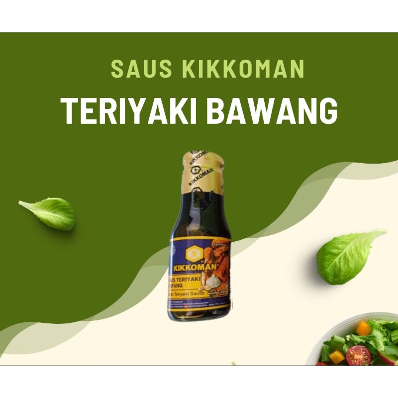 

Saus Kikkoman Teriyaki Garlic/bawang/teriyaki lada hitam/blackpaper 300ml