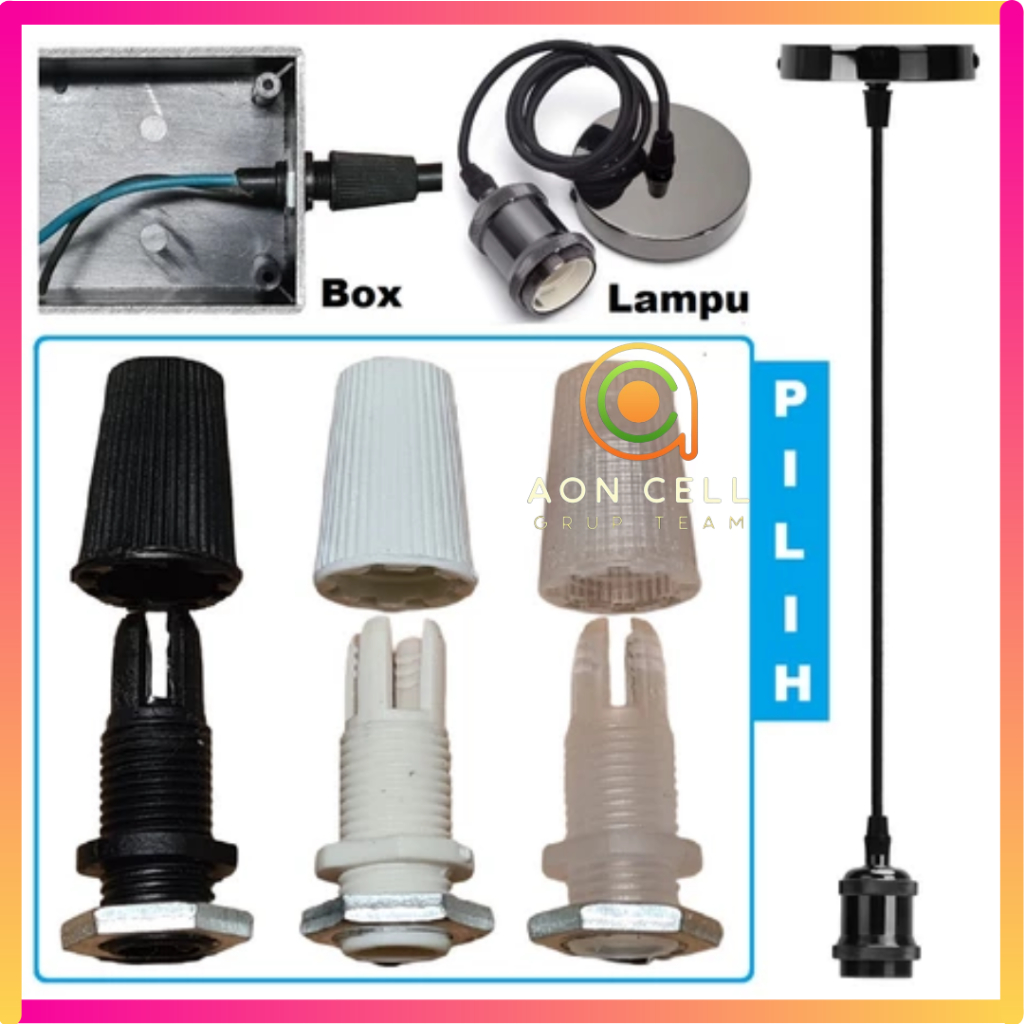 Cable Gland Jepit Kabel Lampu Gantung Panel Box Pendant Lamp Wire Lock