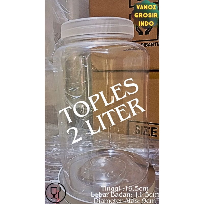 TOPLES 2 LITER / TOPLES PLASTIK 2 LITER / TOPLES CUPANG 2 LITER