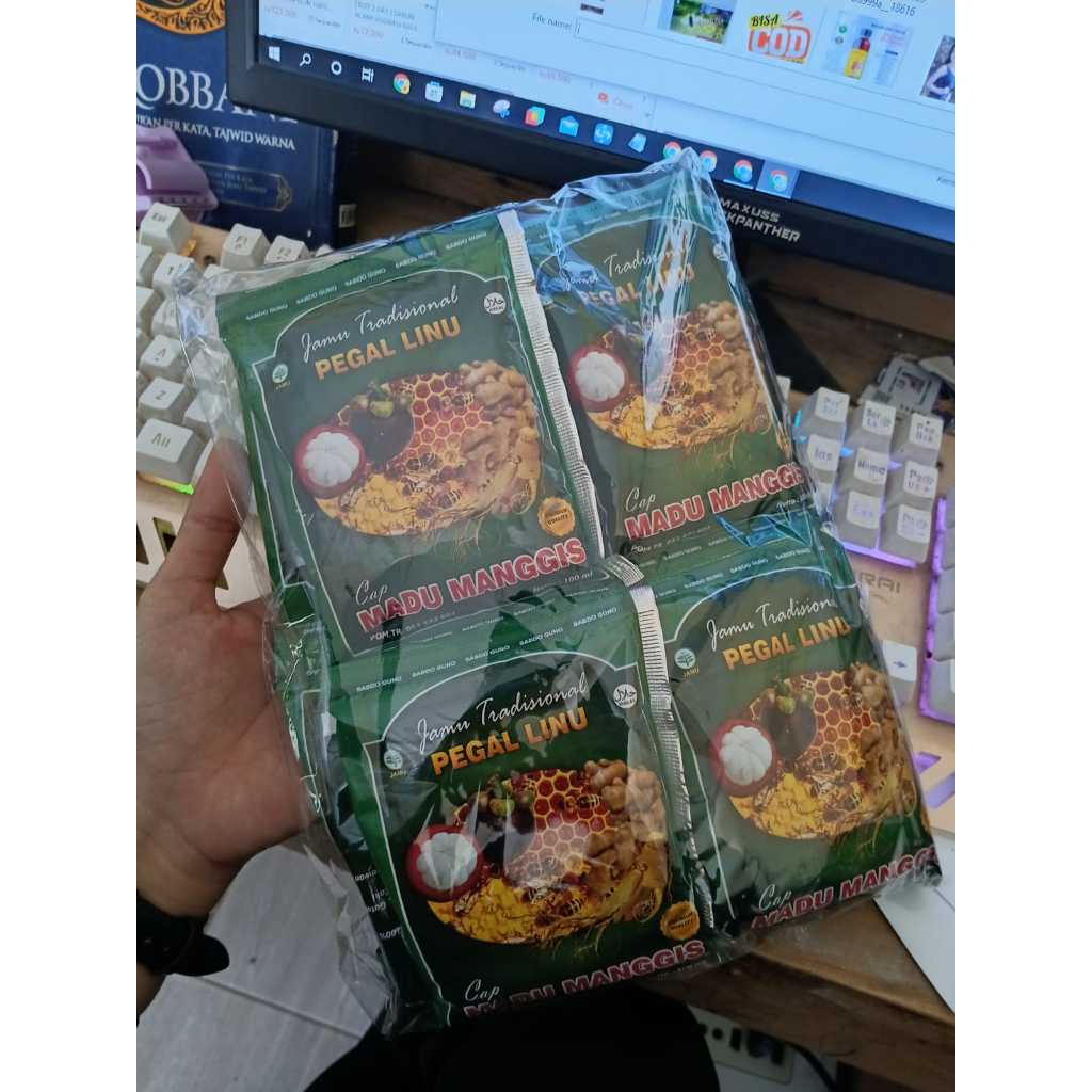 

SYRUP RASA MADU MANGGIS tradisional untuk pegallinu
