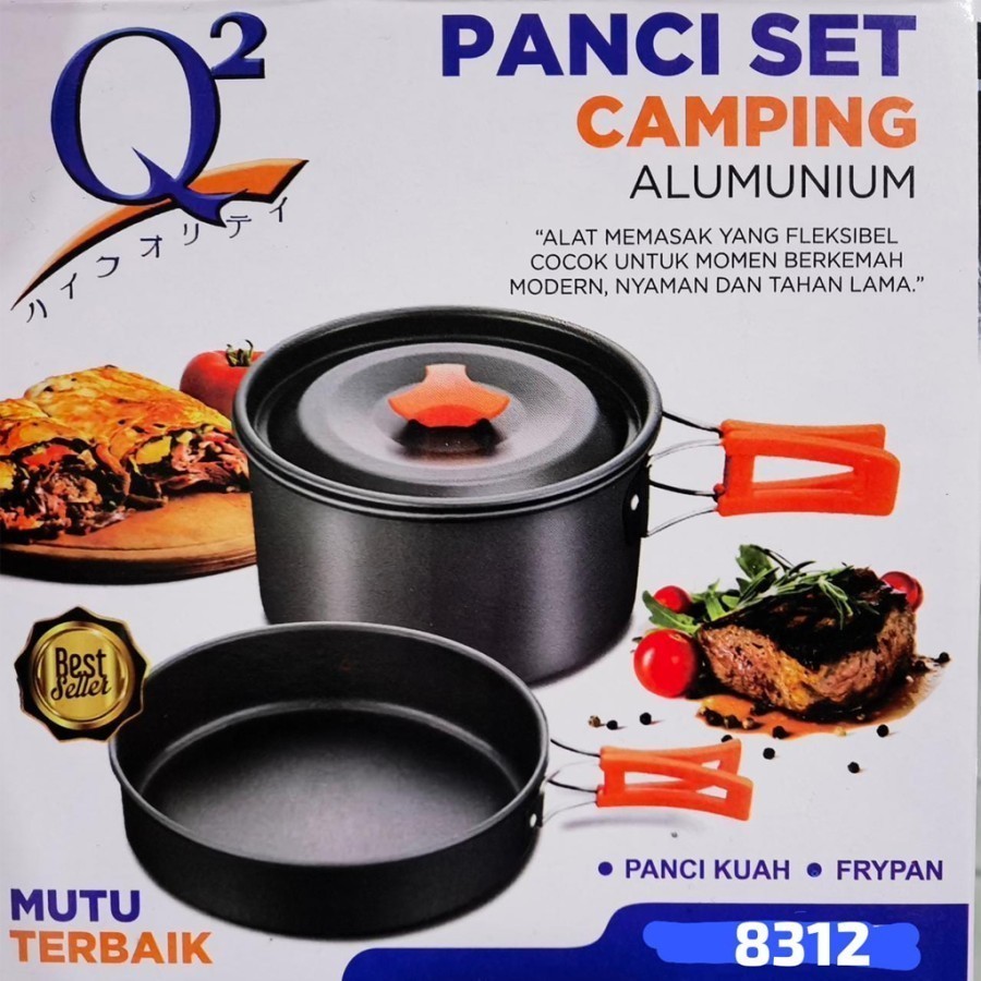 PANCI SET CAMPING Q2-8312 ALUMINIUM