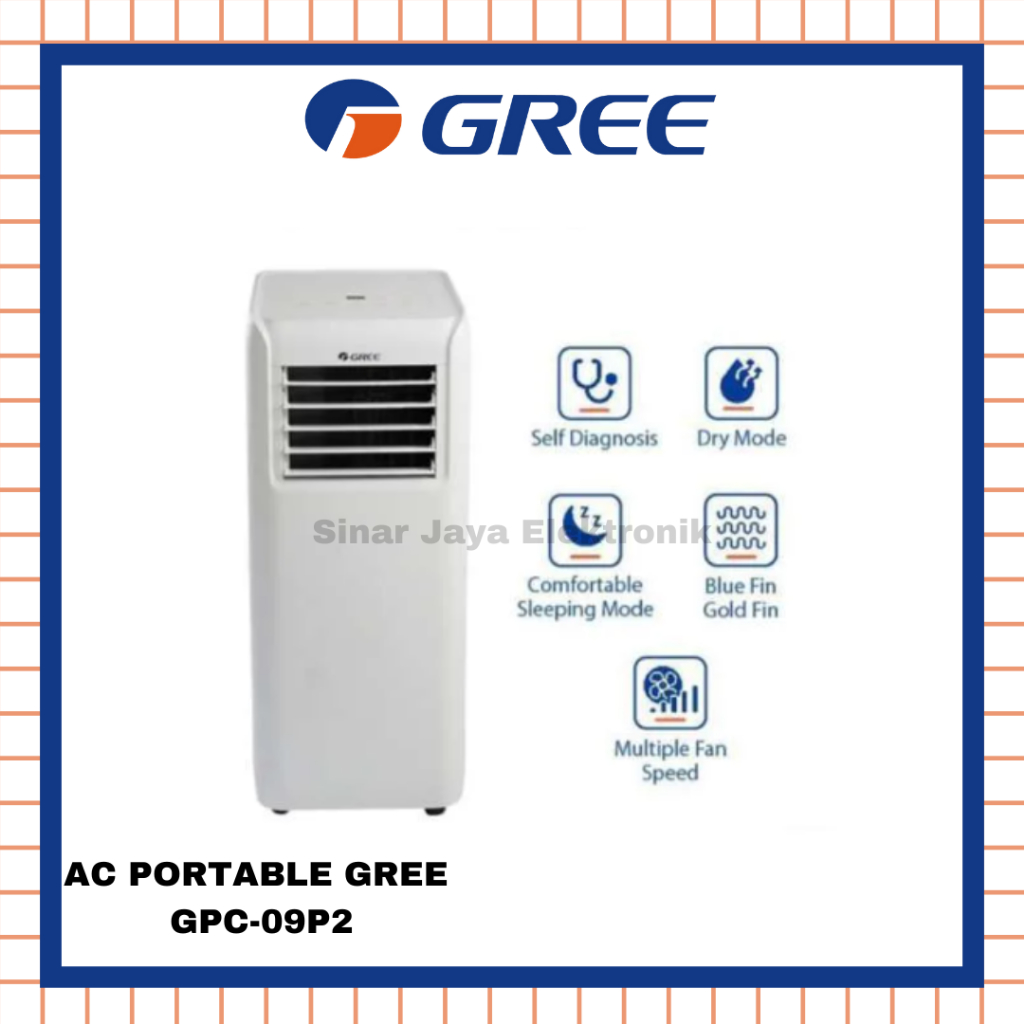AC PORTABLE GREE GPC-09P2 1 PK STANDARD