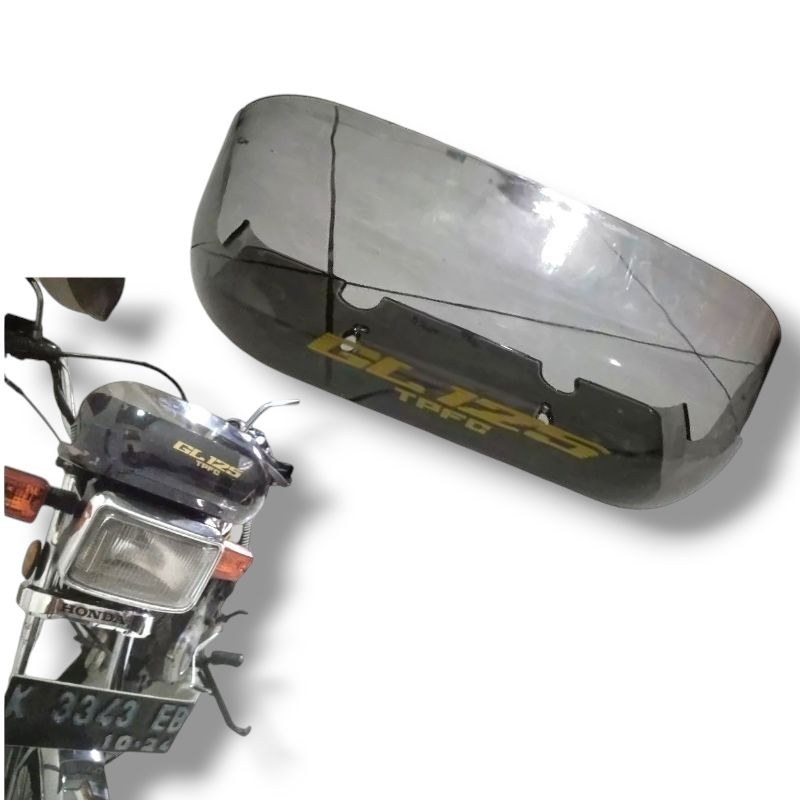 cover visor speedometer gl 100 gl 125 visor speedometer pelindung gl 100 gl 125 emblem Garuda