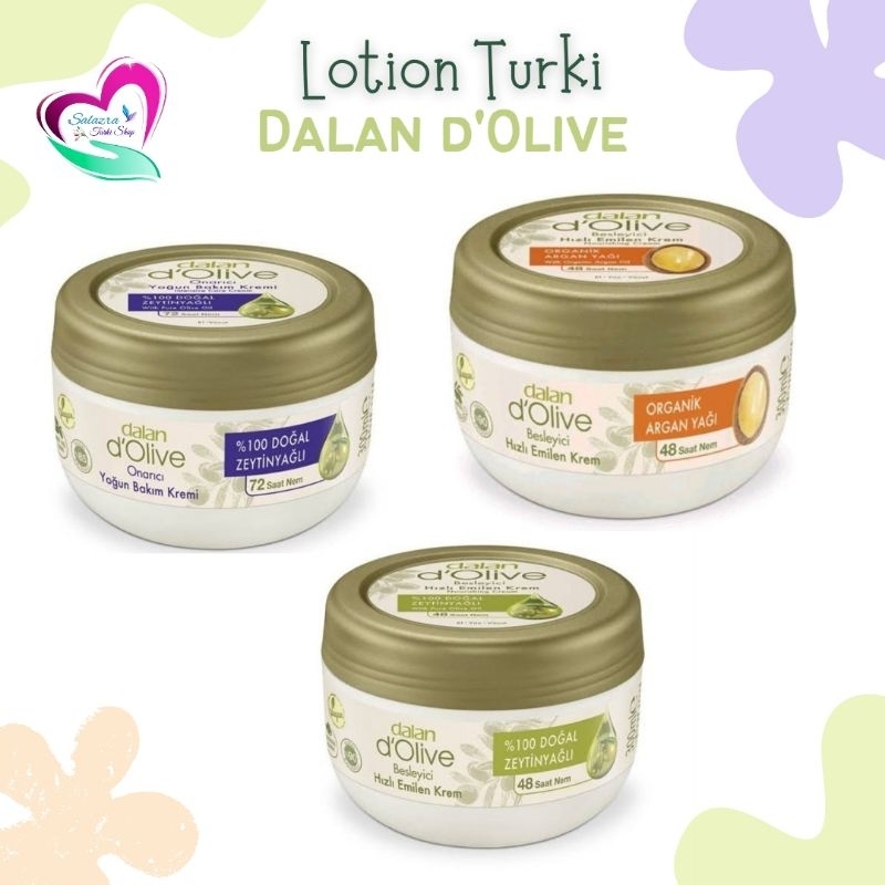 Dalan D Olive | Dalan Turki | Dalan Lotion | Dalan Argan Oil D'Olive Turki | Dalan 300ml