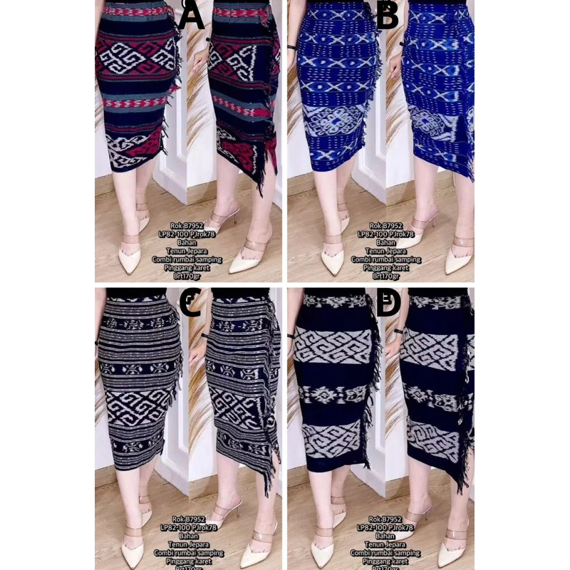 Rok Tenun Span Wanita - Bawahan tenun - rok tenun - Rok span tenun