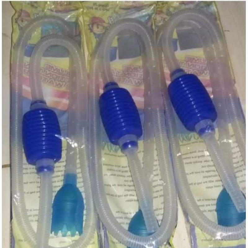 ALAT POMPA MANUAL AQUARIUM AIR TANGAN  PEMBERSIH KOLAM IKAN sedot penyedot siphon
