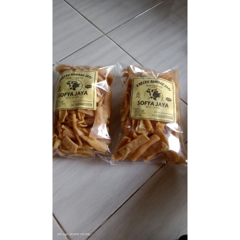 

krupuk rambak/ krupuk jangek/krupuk kulit sapi asli (mentah) tinggal goreng