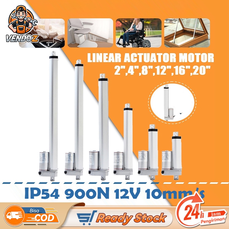 Hidrolik Elektrik Linear Actuator Putter Electric putter Actuator Linear Motor Moving Stroke Linier 