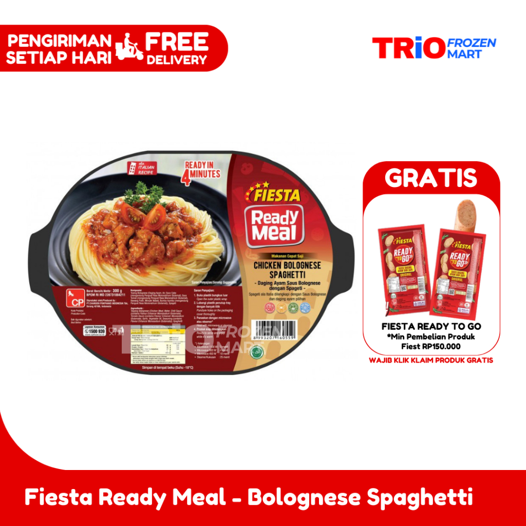 

Fiesta Ready Meal - Spaghetti Chicken Bolognese