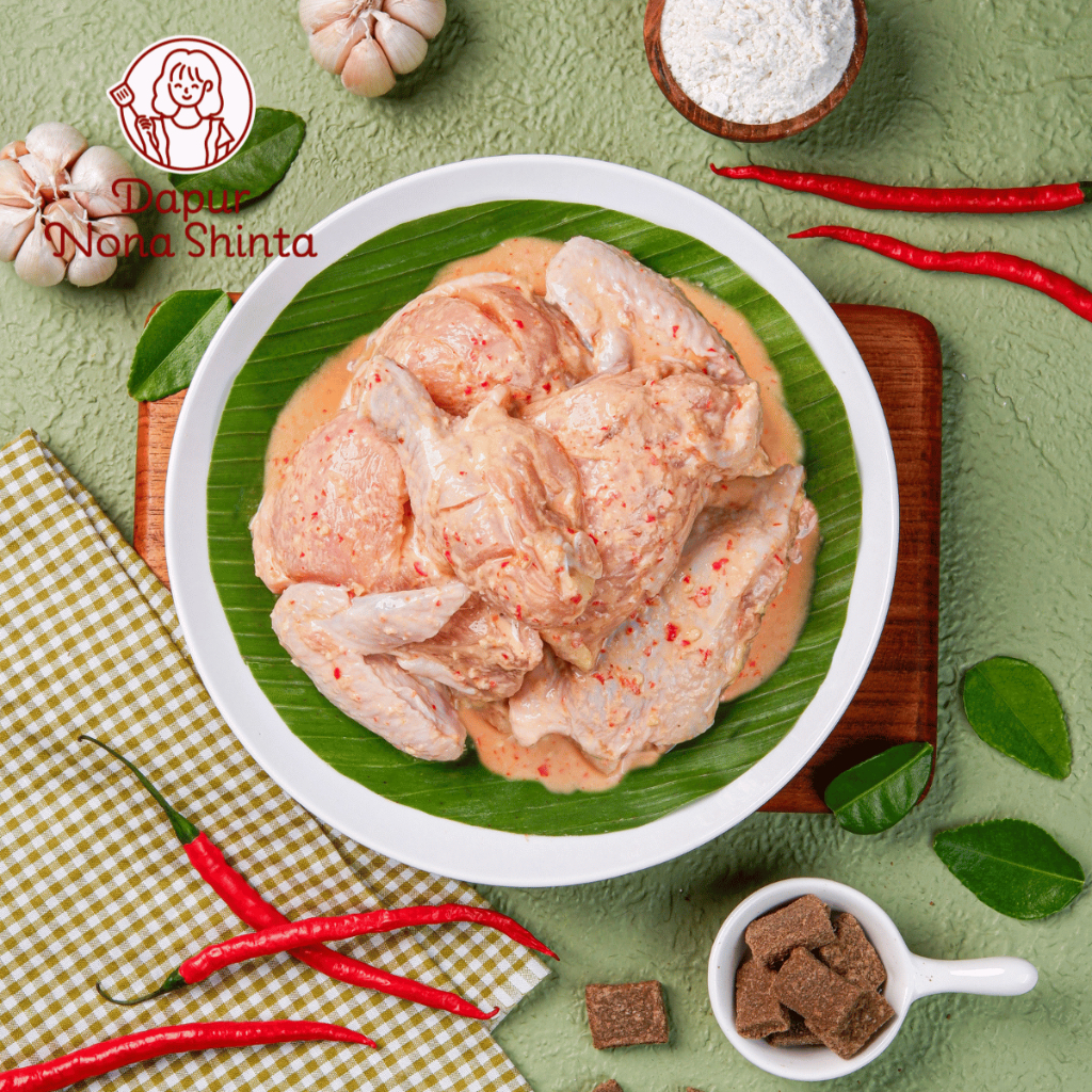 

Ayam Goreng Terasi Daun Jeruk Marinasi Ukuran Besar | Home Made Fresh Bukan Frozen (Dikirim H+1 Setelah Pesanan Masuk)