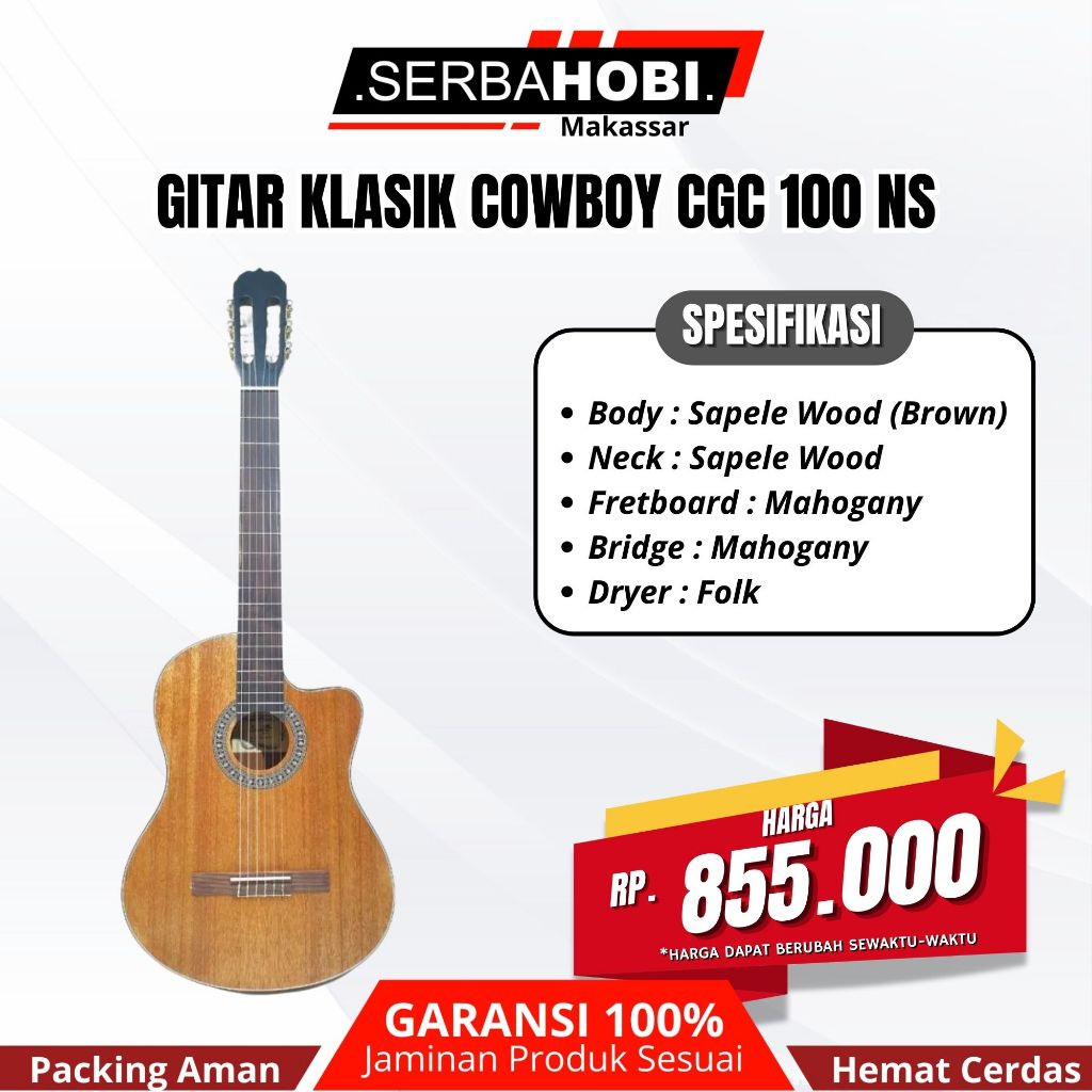 Gitar Klasik Cowboy CGC100NS Original Harga Murah