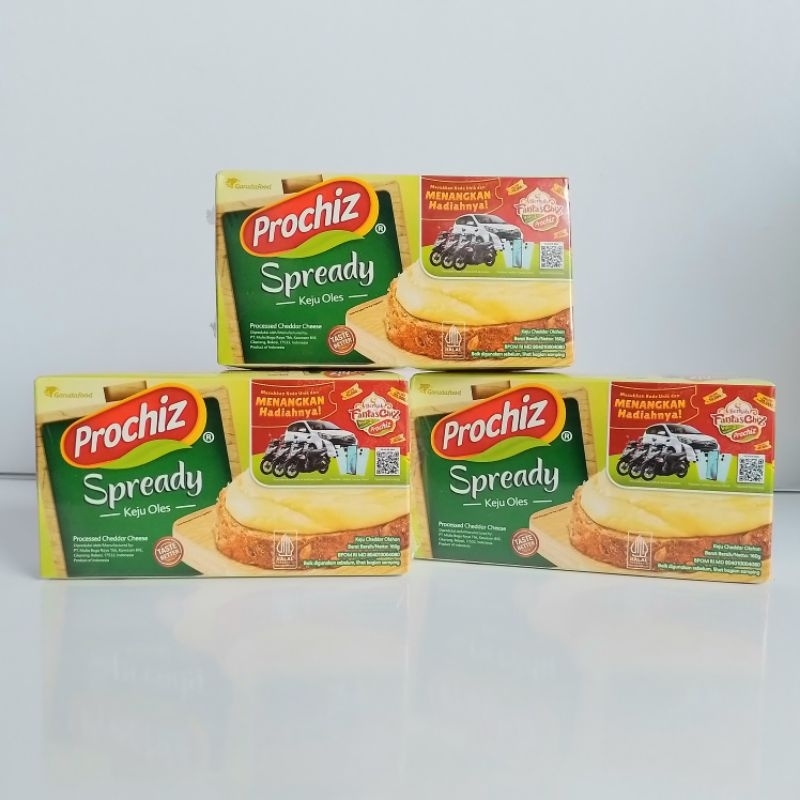 

Keju Prochiz Cheddar Spready 160gr ( Pak ) [ Original ]