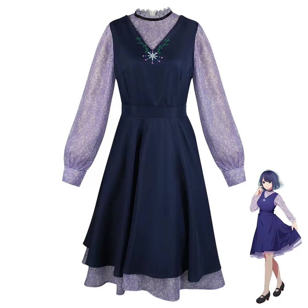 Kurokawa Akane Cosplay Maid Attire Costume OSHI NO KO Carnival Uniform Anime Halloween Costumes for 