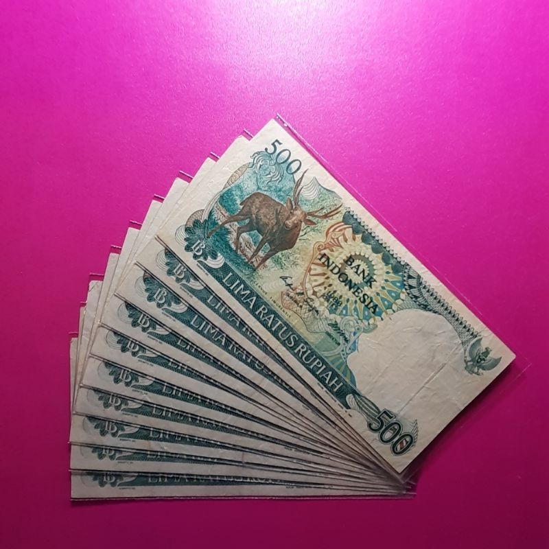 uang kuno 500 rupiah kijang 1988