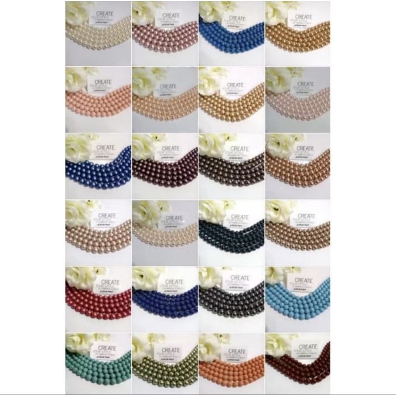 mutiara 5810 swarovski 4mm asli original