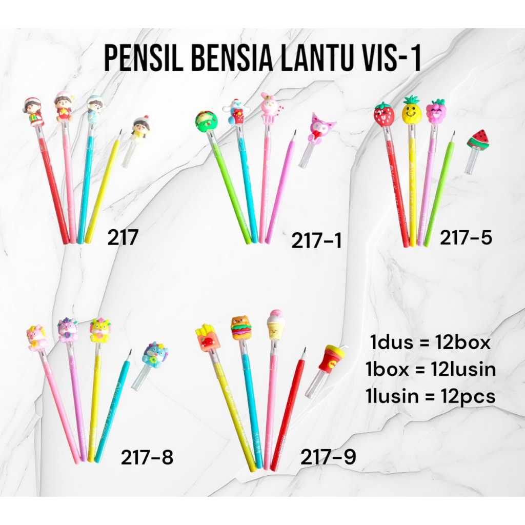 

PENSIL LANTU VIS 1 (1X12) / PENSIL ANAK VIS 1 / PENSIL MEKANIK