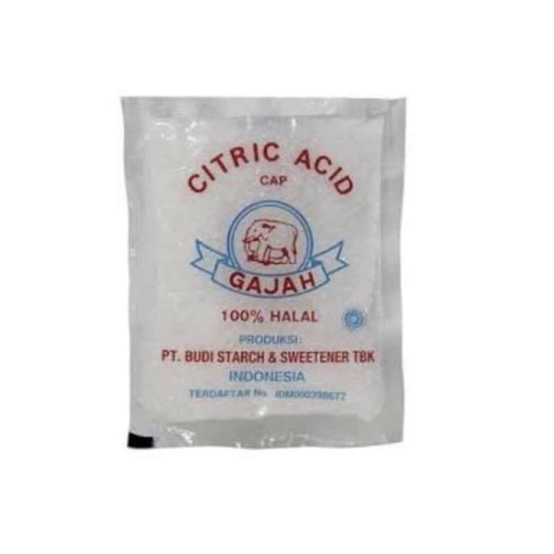 

Asam Sitrat/Sitrun Cap Gajah 50 g
