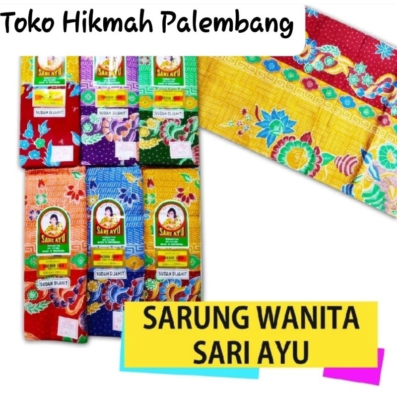 Sarung Wanita Batik SARI AYU Cirebon Solo Sudah DiJahit Kain Murah