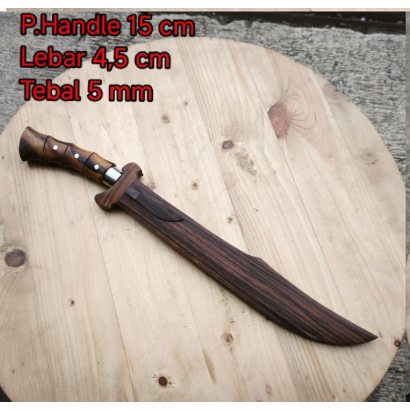 Hancracft Pemburu/Pisau Dapur/Alat Sembelih Hewan Qurban Baja HSS Anti Karat