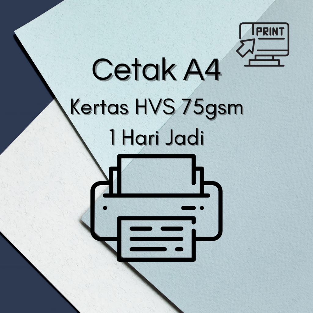 

Cetak A4 HVS 75gsm 1 Hari Jadi