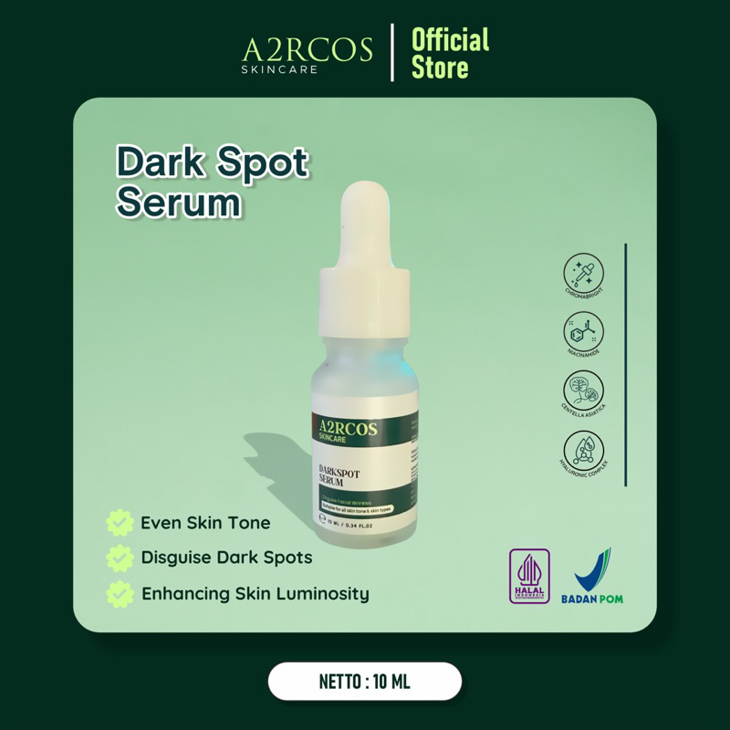 A2RCOS Serum Darkspot - Serum Untuk Mencerahkan dan Menyamarkan Bintik Hitam