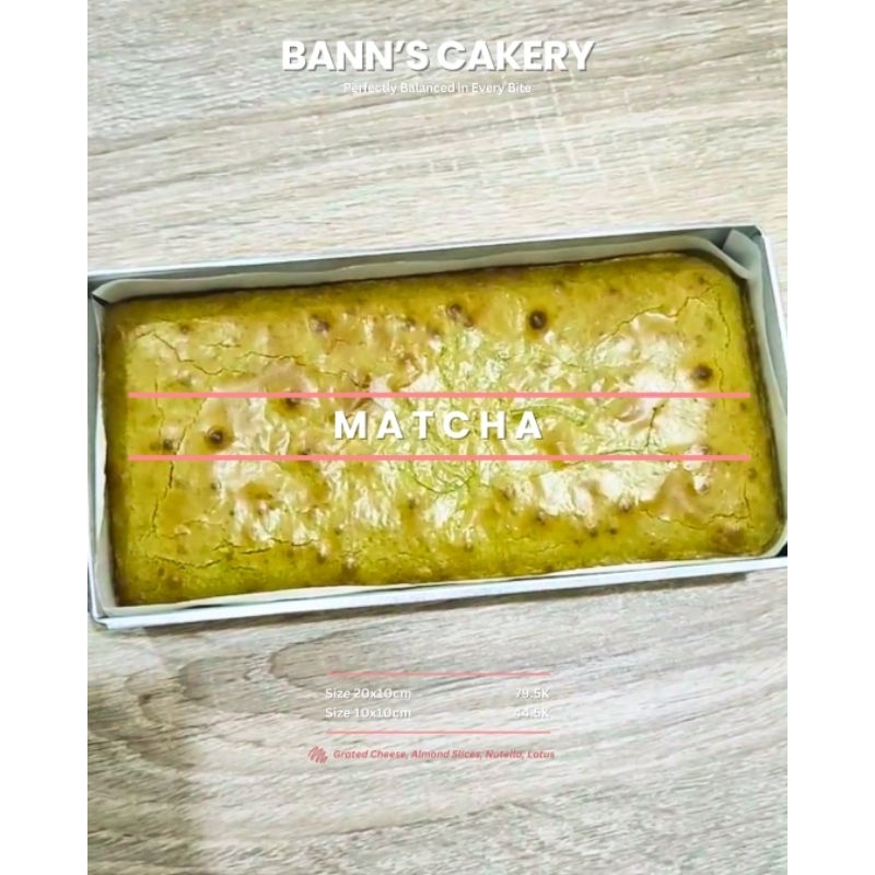

Fudgy Brownies Matcha