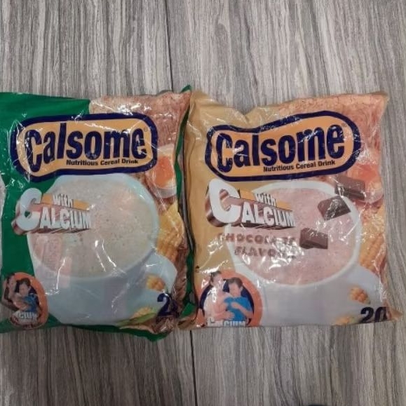 Gold Roast CALSOME Instant Cereal sereal CHOCOLATE / VANILA IMPORT SINGAPORE ( 20 Sachets ).
