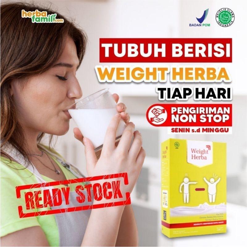 

PROMO (1BOX) - Weight Herba Susu Penggemuk Badan Tanpa Gula & Tanpa Olahraga Isi 200gr Herbiology