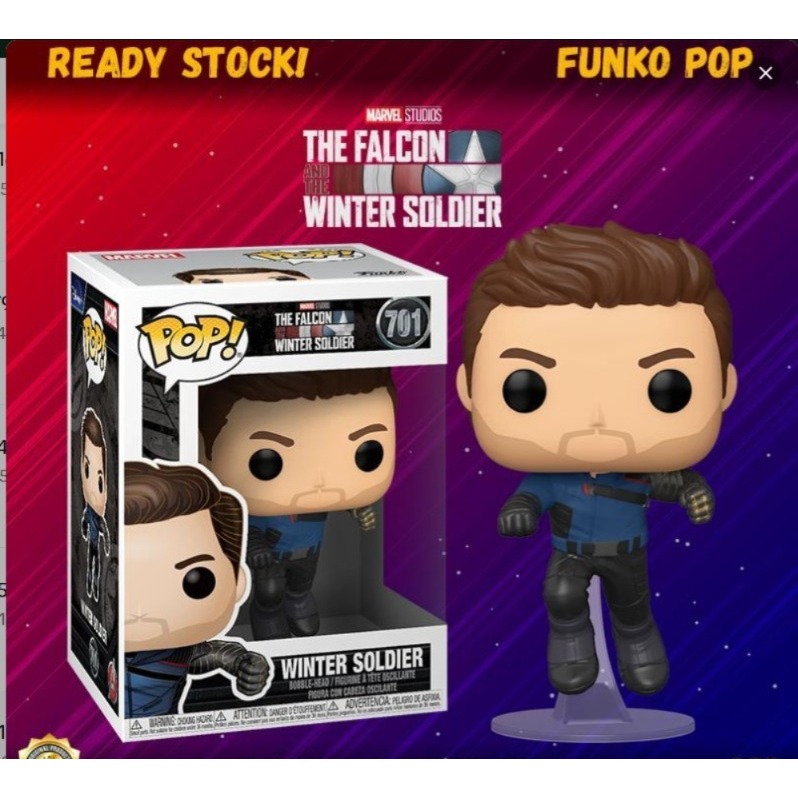 Funko POP Marvel - The Falcon and Winter - The Winter Soldier #701
