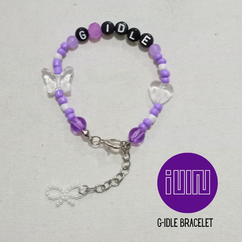G-IDLE BRACELET - Gelang Friendship Nama Member G-IDLE I-DLE